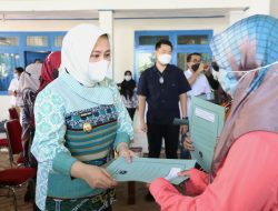 Wakil Walikota Fatmawati Rusdi Serahkan Bantuan 50 Hand Traktor dan 50 Cultivator Kepada Kelompok Tani  Makassar