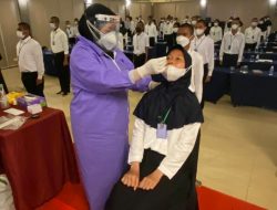 Jelang Upacara 17 Agustus, 70 Anggota Paskibraka Makassar Diswab Antigen