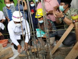Wali kota Danny Letakkan Baru Pertama Renovasi Pembangunan Masjid Makkah Al-Mukarramah