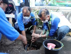 Sambut HUT ke 414 Makassar, KBA SMPN 5 MAKASSAR Tanam 30 Ribu Bibit Pohon