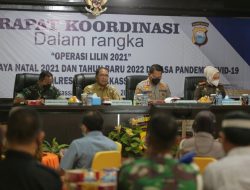 Wali Kota Danny Bersama Forkopimda Gelar Rakor, Samakan Persepsi Perketat Pengamanan Nataru