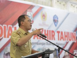 Dialog Akhir Tahun KONI, Wali Kota Danny Benahi Sapras Olah Raga Dan Perhatikan Kesejahteraan Atlit