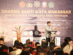 Hadiri Perayaan Nyepi, Wali Kota Makassar Minta Penguatan Ummat Dan Jagai Anakta’