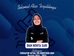 Mubes Robotron UNM, Dian Novita Sari Terpilih Sebagai Nahkoda Baru