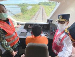 Menhub Menjajal Kereta Api Rute Maros-Barru Sulsel Ditargetkan Beroperasi Pada Oktober 2022