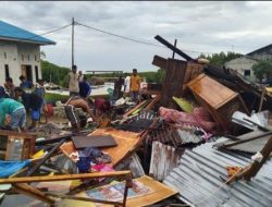 Angin Puting Beliung Menerjang Permukiman Warga Takalar, 37 Rumah Rusak