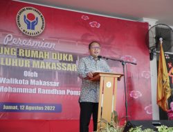 Danny Pomanto Resmikan Rumah Duka Yayasan Budi Luhur Makassar