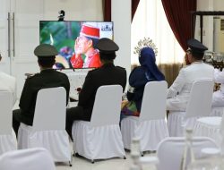 Wali Kota dan Wawali Makassar Ikuti Upacara yang Dipimpin Presiden Jokowi