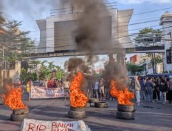 Menolak Keras Kenaikan BBM, Aliansi Pemuda Gowa Gelar Aksi