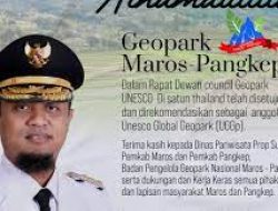 Geopark Maros-Pangkep Masuk dalam UNESCO Global Geopark