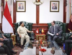 Terima Kunjungan Dubes Spanyol, Prabowo Bicara Pentingnya Kerja Sama Pertahanan