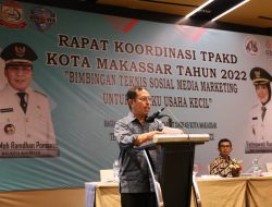 Sekda Makassar M Ansar Buka Rakor TPAKD, Fasilitasi Pelaku UMKM Dapat Bantuan Modal Usaha