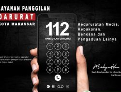 Waspada Cuaca Buruk, Dinas Kominfo Makassar Ajak Masyarakat Manfaatkan Layanan Call Center 112