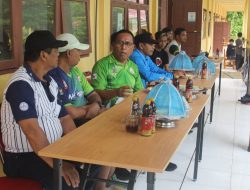 Sekretaris PBVSI SulselMeninjau Pertandingan Volidi SMKN 5 Barru