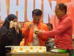 Aura Imandara dan Dokter Udin Dampingi Pergantian Usia Wali Kota Makassar Danny Pomanto