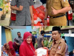 Pererat Silaturahmi Dengan Masyarakat, Dinas Lingkungan Hidup Kota Makassar Berikan Paket Sembako