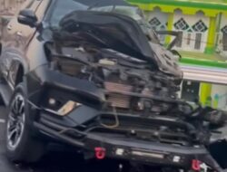 Tabrak Truk hingga Terlempar di Tol Makassar, Wanita Pengemudi Fortuner Luka