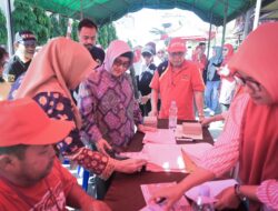 Indira Yusuf Ismail Tinjau Pelayanan Posyandu Lansia di Gereja Bukit Tamalanrea