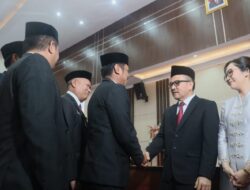 PJ Sekda Makassar Hadiri Pelantikan Jufri Rahman Sebagai Sekda Sulsel