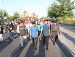 Jalan Sehat dan Senam Bersama, Pjs Wali Kota Makassar : Olahraga Investasi Berharga